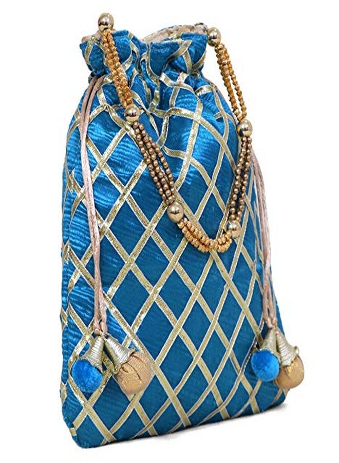 DUCHESS Women's Potli Bags (Blue) - Image 2
